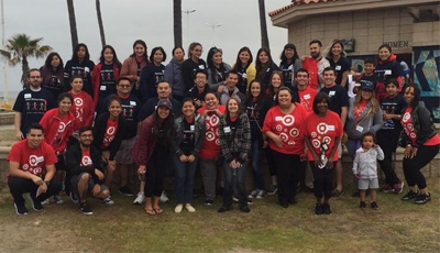 Target employees volunteer to clean up the beach