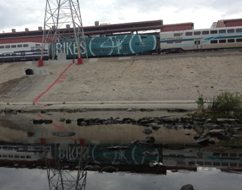 Train by the L.A. River