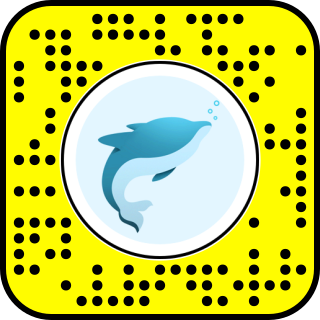 heal the bay snapchat lens dolphin