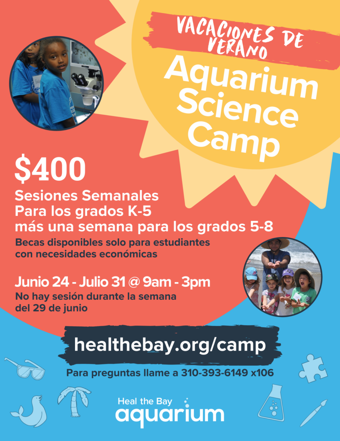 Aquarium Science Camp 2020 Heal the Bay