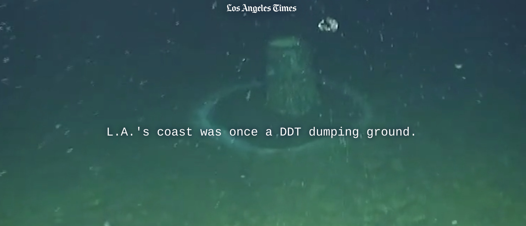 DDT Dumping near Catalina