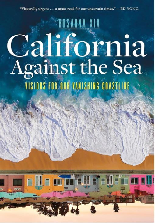Book Cover California Against the Sea houses and ocean waves